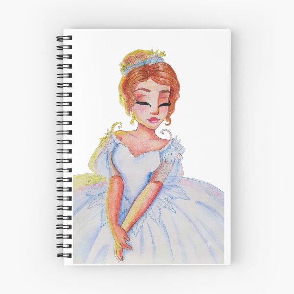 Item preview, Enchanted Princess | Whimsical Colored Pencil Illustration designed and sold by Estellarts.