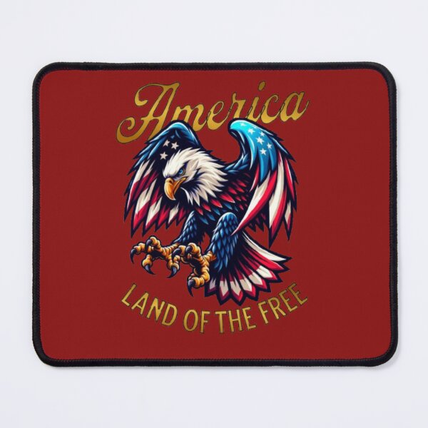 Item preview,  Land of the Free Eagle Graphic designed and sold by WAKYSHOP.