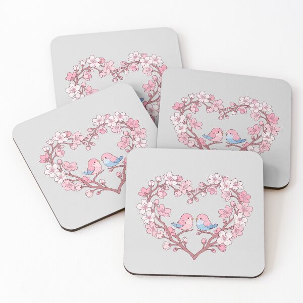 Item preview, Cute Sakura Spring Bird: Kawaii Japanese Cherry Blossom Animal designed and sold by hattie's.