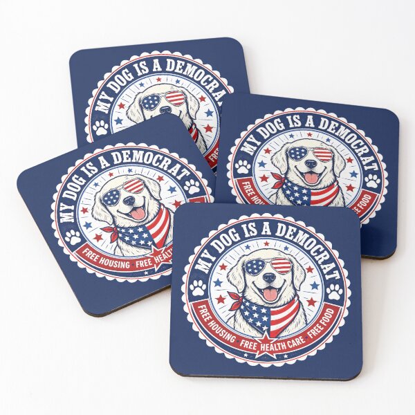 Item preview, My Dog is a Democrat designed and sold by KrzysztofART.