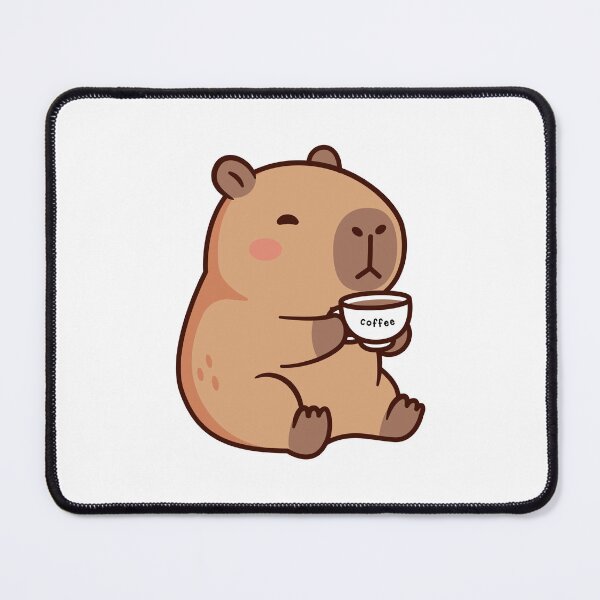 Item preview, Coffee Capybara designed and sold by AESTHETISCAPES.