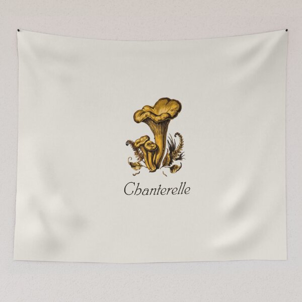 Item preview, Chanterelle Mushroom Vintage Botanical Mystical Mycology designed and sold by Cozy Aesthetic design .