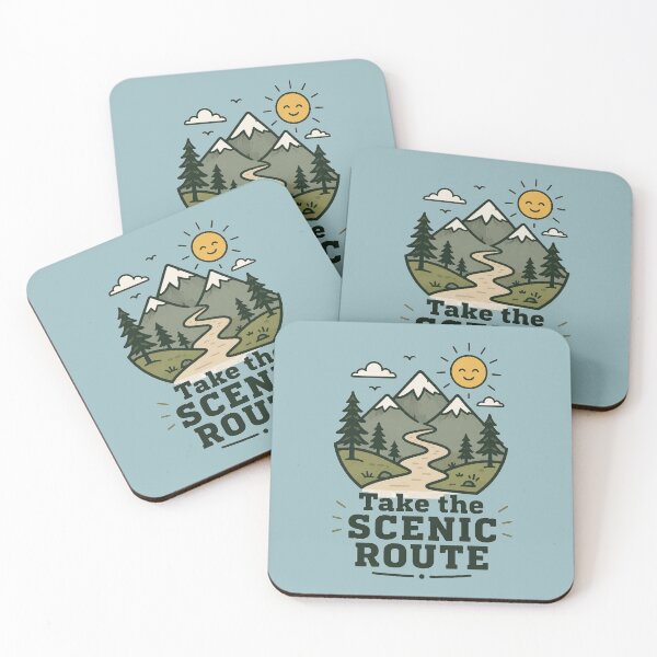 Item preview, Take the Scenic Route Hiking Shirt designed and sold by Nawi32.