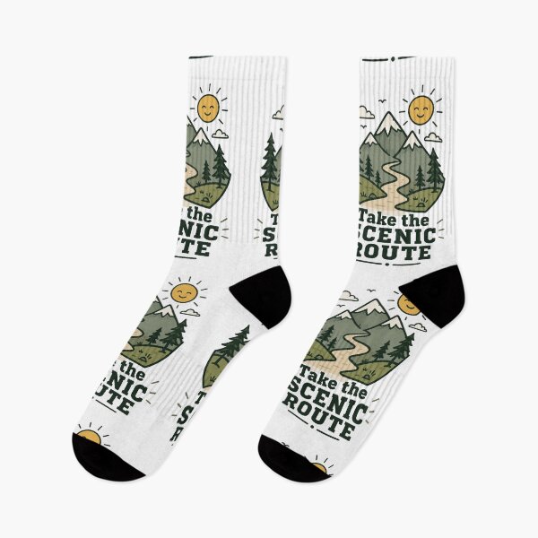 Item preview, Take the Scenic Route Hiking Shirt designed and sold by Nawi32.