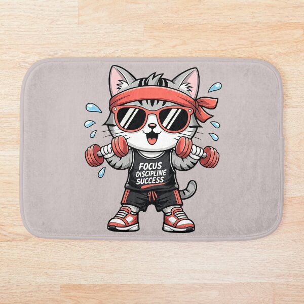 Artikelvorschau, Gym Cat Workout entworfen und verkauft von aminomen.