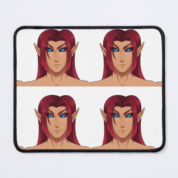 Item preview, Red Hair Anime Elf Fantasy Illustration designed and sold by KaleChub.