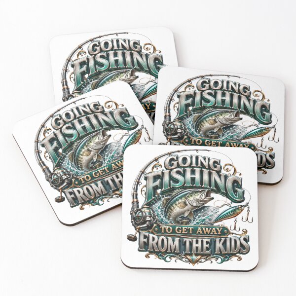 Item preview, Going fishing to get away from the kids designed and sold by manytshirts.