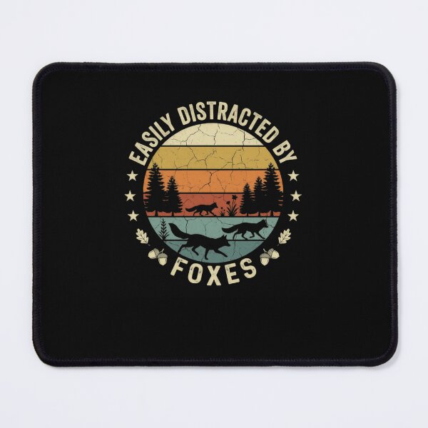 Item preview, Easily Distracted By Foxes Fox Lover Wildlife Nature Enthusiast designed and sold by JonesFlora2025.