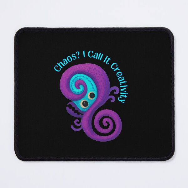 Item preview, Chaos? I Call It Creativity – Cute Purple Monster designed and sold by PatykArt.