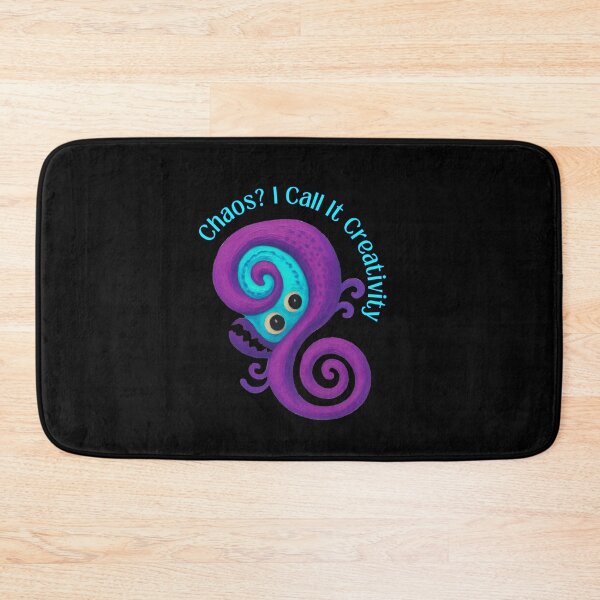 Item preview, Chaos? I Call It Creativity – Cute Purple Monster designed and sold by PatykArt.