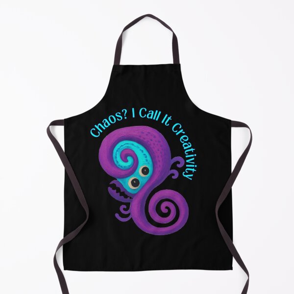 Item preview, Chaos? I Call It Creativity – Cute Purple Monster designed and sold by PatykArt.