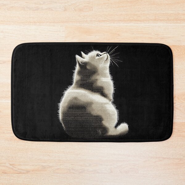 Item preview, Vintage Halftone Cat  designed and sold by ClubVacay.