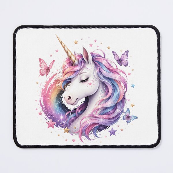 Item preview, Magical Pastel Unicorn with Butterflies designed and sold by MySthore.