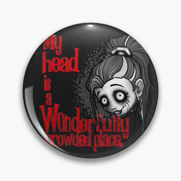 Item preview, My Head is a Wonderfully Crowded Place designed and sold by MetroInk.