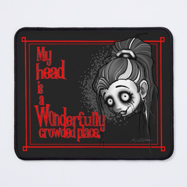 Item preview, My Head is a Wonderfully Crowded Place designed and sold by MetroInk.