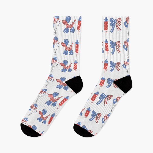 Item preview, Cute Coquette Fourth of July Balloons & Fireworks | Patriotic Independence Day Design designed and sold by ice-apparel.