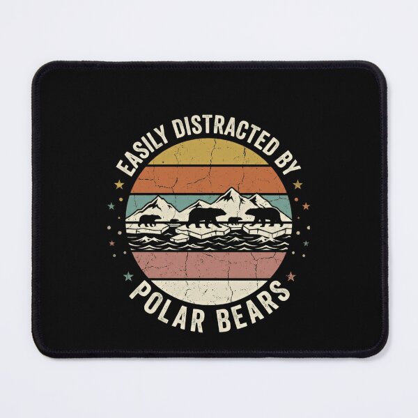 Item preview, Easily Distracted By Polar Bears Arctic Wildlife Lover designed and sold by JonesFlora2025.