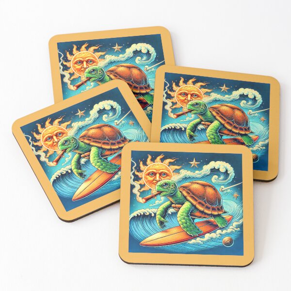 Item preview, Surfin' Sol: The Cosmic Turtle designed and sold by daweave77.