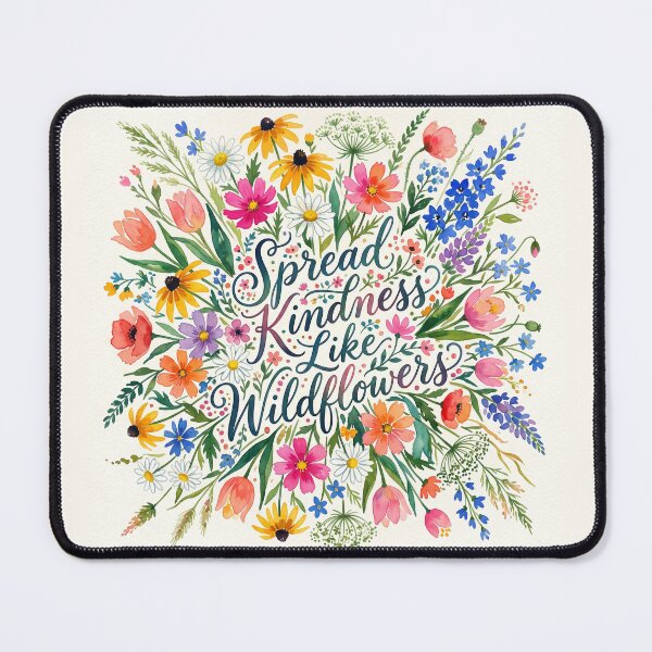 Item preview, Wildflower Bouquet Shirt | Spread Kindness Like Wildflowers Watercolor Floral Tee designed and sold by DmaarGroup.