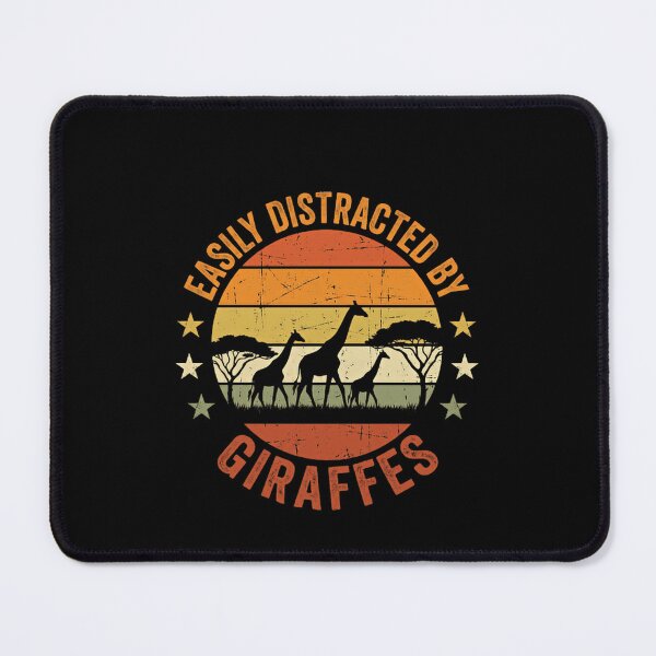 Item preview, Easily Distracted By Giraffes Animal Lover Safari Wildlife designed and sold by JonesFlora2025.
