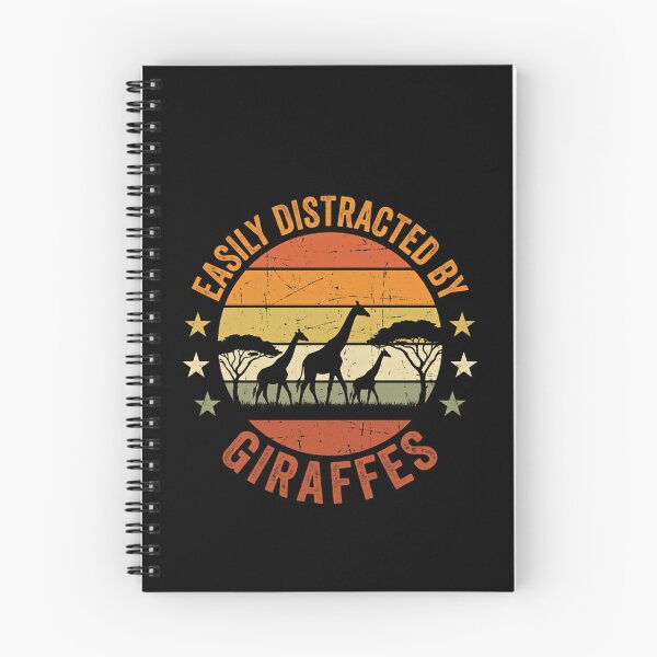 Item preview, Easily Distracted By Giraffes Animal Lover Safari Wildlife designed and sold by JonesFlora2025.