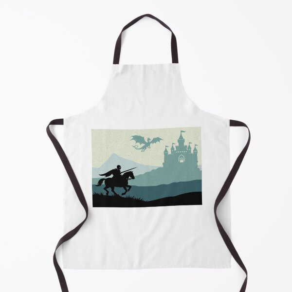 Item preview, Medieval Knight & Dragon Battle Fantasy Silhouette Poster  designed and sold by AtonuHaque.