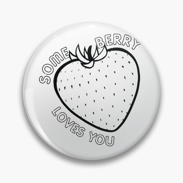 Item preview, Some Berry Loves You - black outline designed and sold by emilyRose3.