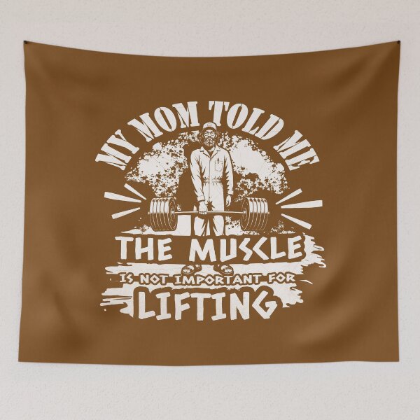 Item preview, Anatoly internet meme - mom told me muscle is not important for lifting- white designed and sold by ZechJohnRB.