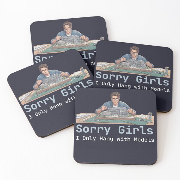 Item preview, Sorry Girls I Only Hang With Models designed and sold by BlueprintBold.