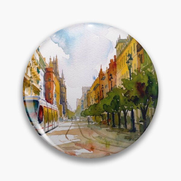 Item preview, Avenida de la Constitución Seville Watercolor designed and sold by caracatita75.