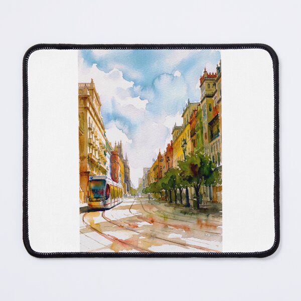 Item preview, Avenida de la Constitución Seville Watercolor designed and sold by caracatita75.