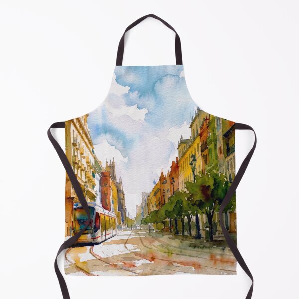 Item preview, Avenida de la Constitución Seville Watercolor designed and sold by caracatita75.
