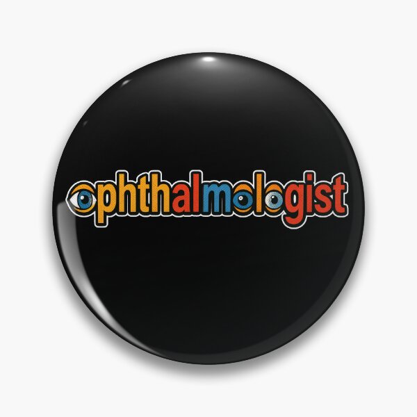 Item preview, Retro Colorful Ophthalmologist Eyeball Typography designed and sold by Khadigadesings.