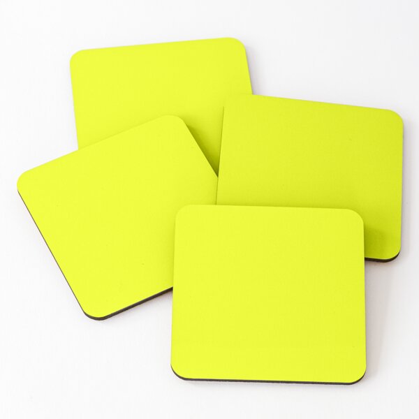 Item preview, Safety Yelloow neon bright stylish pure color designed and sold by fuzzyfox.