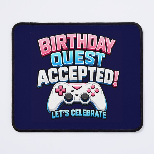 Item preview, Birthday Quest Accepted Gamer Party designed and sold by KIDXTR.