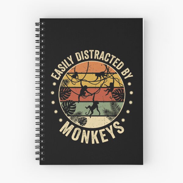 Item preview, Easily Distracted By Monkeys Primate Animal Lover Gift designed and sold by JonesFlora2025.
