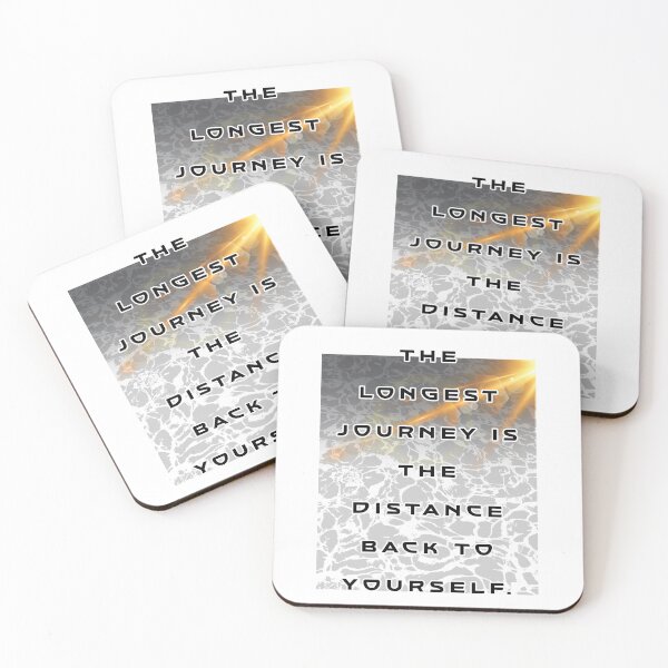 Item preview, The Longest Journey Back to Yourself Healing Quote designed and sold by Heal of Souls Designs .