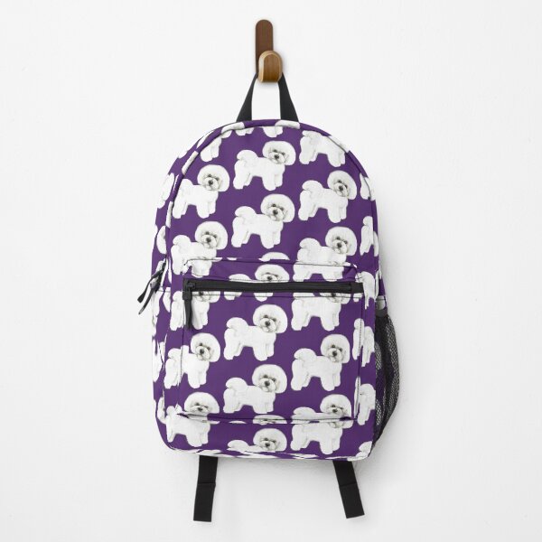 Item preview, Bichon Frise dog on Ultraviolet,  Ultraviolet designed and sold by MagentaRose.