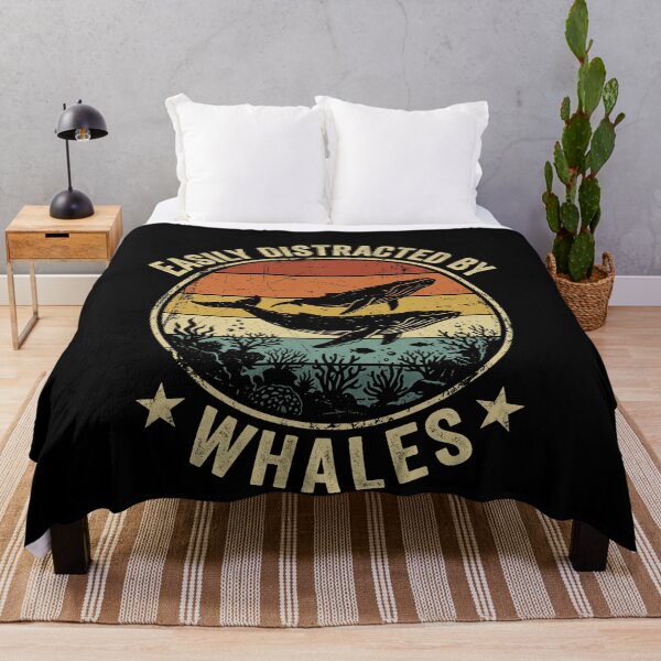 Item preview, Easily Distracted By Whales Ocean Life Whale Lover designed and sold by JonesFlora2025.
