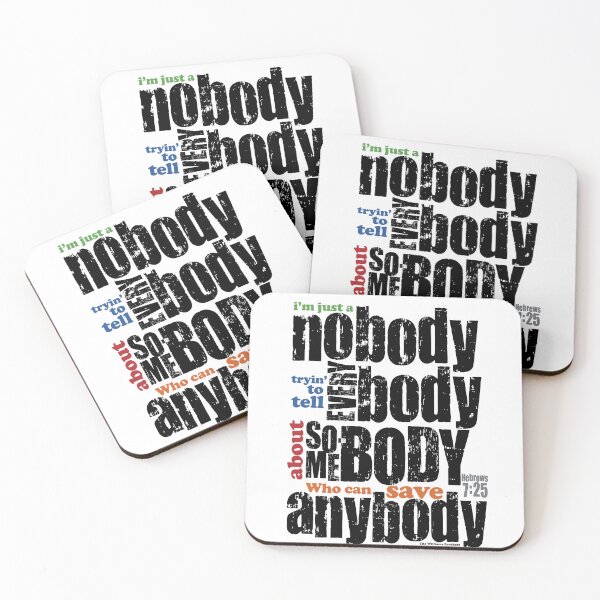 Item preview, I'm Just a Nobody... designed and sold by square1studio.