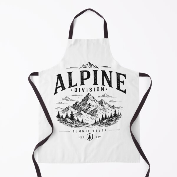 Item preview, Alpine Division Summit Fever Vintage Mountain Hiking Design designed and sold by Miles&Moments.