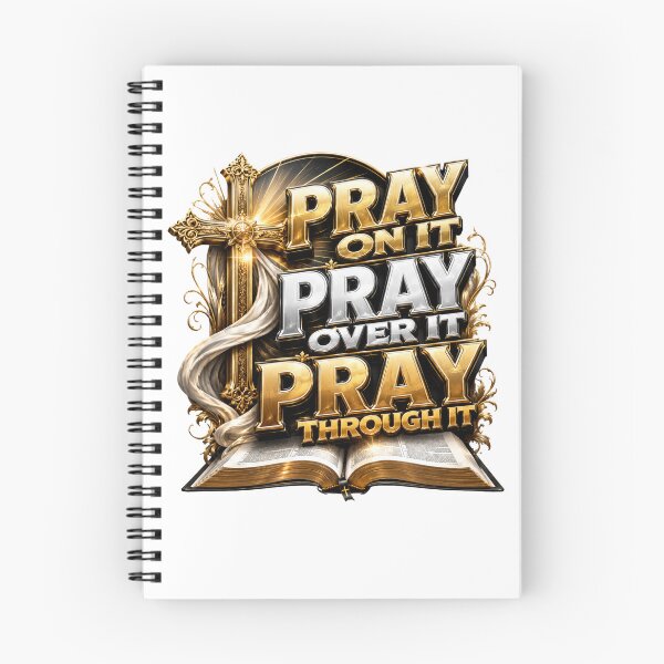 Item preview, Pray on it pray over it pray through it designed and sold by manytshirts.