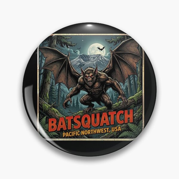 Item preview, Batsquatch Cryptid – Horror Comic Design  designed and sold by redsharkuk.