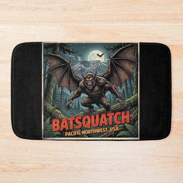Item preview, Batsquatch Cryptid – Horror Comic Design  designed and sold by redsharkuk.