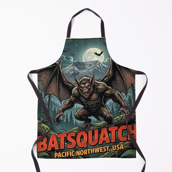 Item preview, Batsquatch Cryptid – Horror Comic Design  designed and sold by redsharkuk.