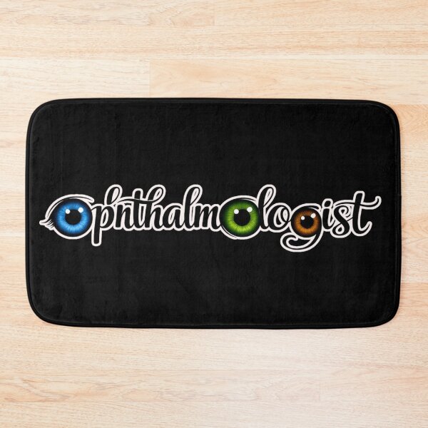 Item preview, Ophthalmologist Script Typography with Colorful Eyeballs designed and sold by Khadigadesings.