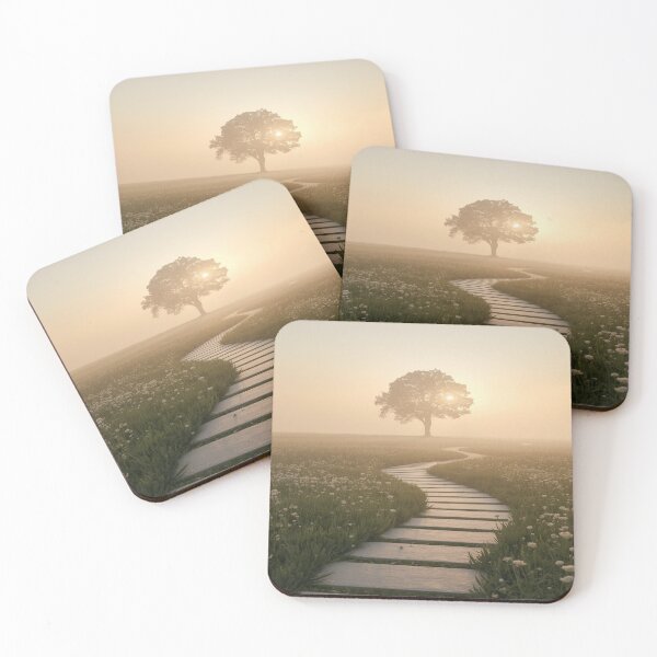 Item preview, The First Light | Luxury Healing Garden Wall Art designed and sold by VeloraNature.