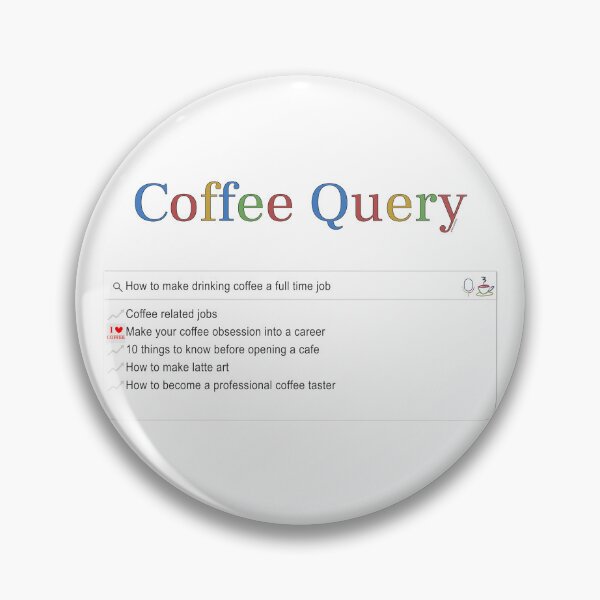 Item preview, Coffee Query: Career Goals designed and sold by JustAsmahDesign.