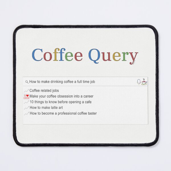 Item preview, Coffee Query: Career Goals designed and sold by JustAsmahDesign.