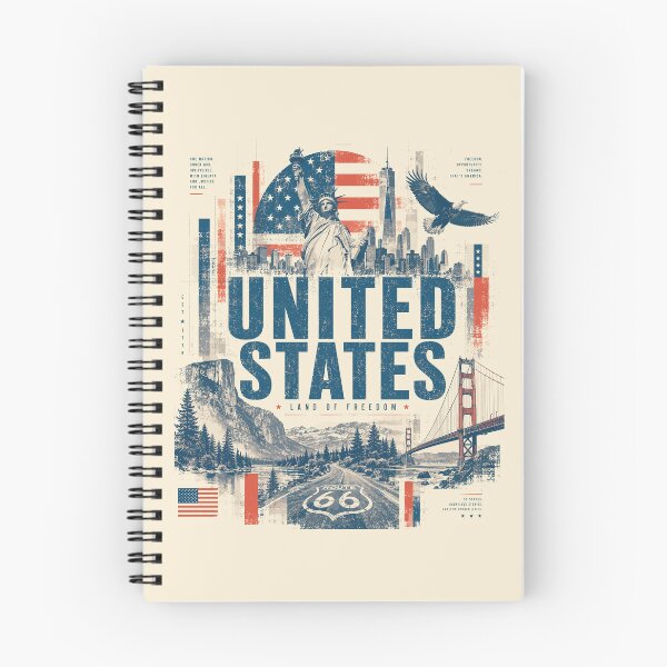 Item preview, Vintage American Design with National Icons designed and sold by AtuqStudio.